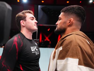 Andrew Tackett faces off against Renato Canuto during the UFC BJJ event at UFC APEX on June 25, 2025 in Las Vegas, Nevada. (Photo by Chris Unger/Zuffa LLC)