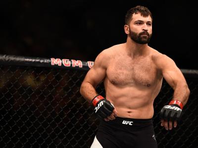 LAS VEGAS, NV - SEPTEMBER 05: Andrei Arlovski prepares to face Frank Mir in their heavyweight bout during the UFC 191 event inside MGM Grand Garden Arena on September 5, 2015 in Las Vegas, Nevada.  (Photo by Jeff Bottari/Zuffa LLC/Zuffa LLC via Getty Imag