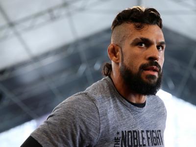 Vitor Belfort no duelo contra Ronaldo Jacaré no UFC 198, em 2016