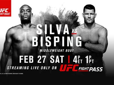 UFC Fight Night London Anderson Silva Michael Bisping UFC FIGHT PASS