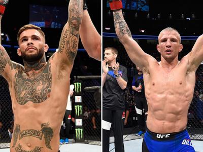 Cody Garbrandt (left) and TJ Dillashaw