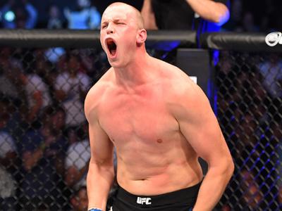 ROTTERDAM, NETHERLANDS - MAY 08: Stefan Struve celebrates his TKO victory over Antonio Silva in their heavyweight bout during the UFC Fight Night event at Ahoy Rotterdam on May 8, 2016 in Rotterdam, Netherlands. (Photo by Josh Hedges/Zuffa LLC/Zuffa LLC v