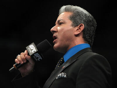 TORONTO, ON - DECEMBER 10:  Octagon announcer Bruce Buffer introduces the fighters during the first bout of the evening during the UFC 140 event at Air Canada Centre on December 10, 2011 in Toronto, Ontario, Canada.  (Photo by Josh Hedges/Zuffa LLC/Zuffa 