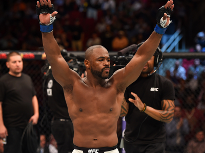 HOUSTON, TX - OCTOBER 03:  Rashad Evans enters the Octagon before facing Ryan Bader in their light heavyweight bout during the UFC 192 event at the Toyota Center on October 3, 2015 in Houston, Texas. (Photo by Josh Hedges/Zuffa LLC/Zuffa LLC via Getty Ima